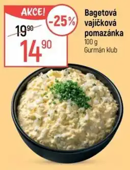 Globus Gurman klub bagetová vajíčková pomazánka nabídka
