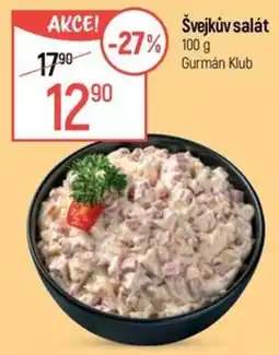 Globus Gurman Klub švejkův salát nabídka