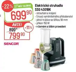 Globus Sencor elektrické struhadlo ssg 4301bk nabídka