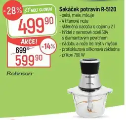 Globus Rohnson sekáček potravin R-5120 nabídka