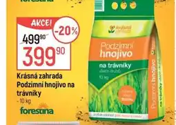 Globus Krásná zahrada podzimní hnojivo na trávníky nabídka