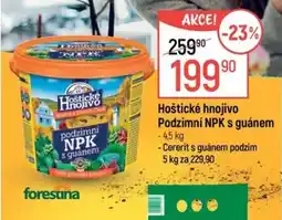 Globus Hoštícké hnojivo Podzimní Npk s guánem nabídka
