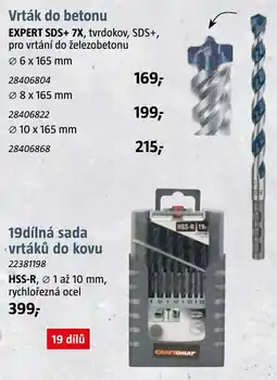 Bauhaus Craftomax vrták do betonu nabídka