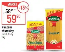 Globus Panzani těstoviny různé druhy nabídka