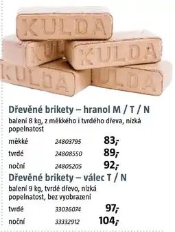 Bauhaus Kulda dřevěné briky – hranol m / t / n nabídka