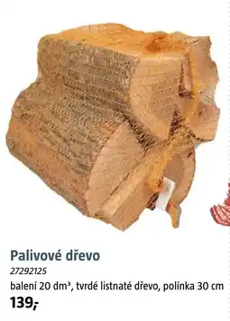 Bauhaus Palivové dřevo nabídka