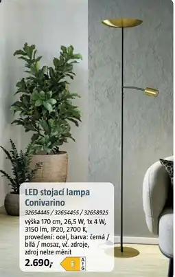Bauhaus Conivarino led stojací lampa nabídka