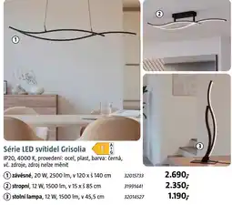 Bauhaus Grisolia Serie Led svitidel nabídka