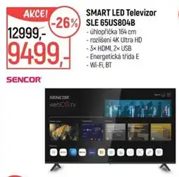 Globus Sencor smart led televizor sle 65us804b nabídka