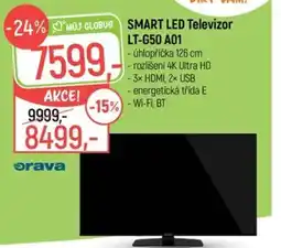 Globus Orava smart led televizor lt-g50 a01 nabídka