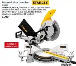 Bauhaus Stanley pokosová pila s pojezdem nabídka