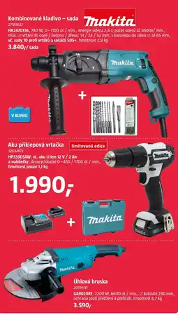 Bauhaus Makita Kombinované kladivo – sada nabídka