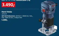 Bauhaus Bosch Horní frézka GKF 550 Professional nabídka