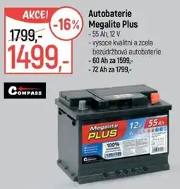 Globus Compass Autobaterie Megalite Plus nabídka