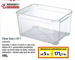 Bauhaus Clear box L 47 l nabídka