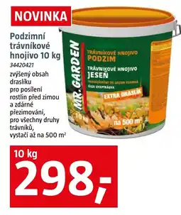 Bauhaus Mr. Garden trávníkové hnojivo podzim nabídka