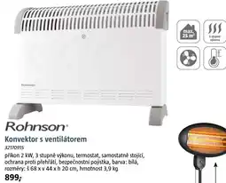 Bauhaus Rohnson konvektor s ventilátorem nabídka