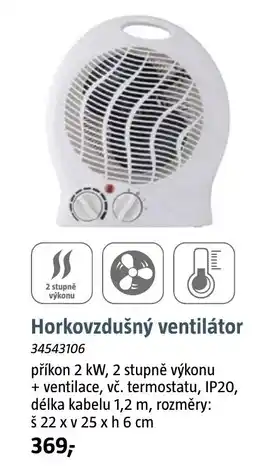Bauhaus Horkovzdušný ventilátor nabídka