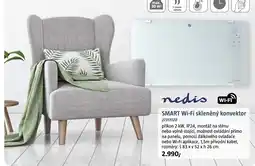 Bauhaus Nedis smart wi-fi skleněný konvektor nabídka