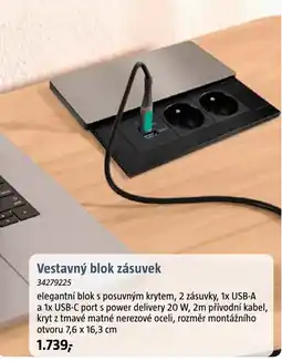 Bauhaus Vestavný blok zásuvek nabídka