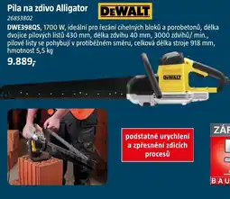 Bauhaus Dewalt Pila na zdivo Alligator nabídka