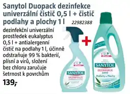 Bauhaus Sanytol Duopack dezinfeke univerzální čistič nabídka