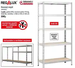 Bauhaus Regalux kovový regál nabídka