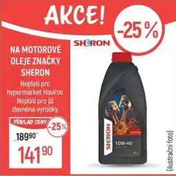 Globus Sheron motorové oleje nabídka