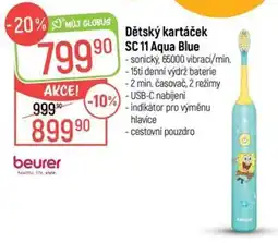 Globus beurer dětský kartáček sc 11 aqua blue nabídka