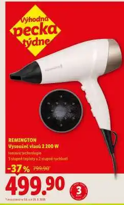 Lidl REMINGTON Vysoušeč vlasů 2 200 W nabídka