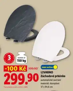 Lidl Livarno Záchodové prkénko nabídka