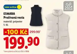 Lidl ESMARA Prošívaná vesta nabídka
