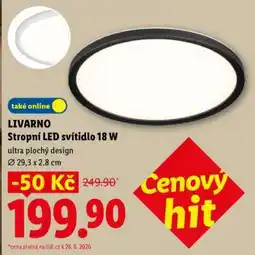Lidl LIVARNO Stropní LED svítidlo 18 W nabídka