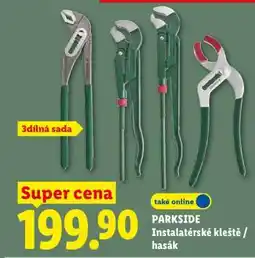 Lidl PARKSIDE Instalatérské kleště / hasák nabídka