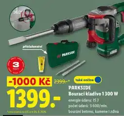 Lidl Parkside Bourací kladivo 1300 W nabídka