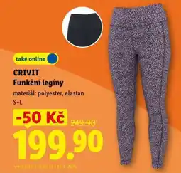 Lidl Crivit FUNKČNÍ LEGÍNY nabídka