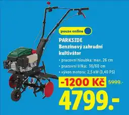 Lidl PARKSIDE Benzínový zahradní kultivátor nabídka