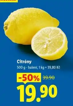 Lidl Citrony nabídka