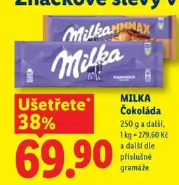Lidl Milka Čokoláda nabídka