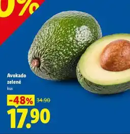 Lidl Avokádo zelené nabídka