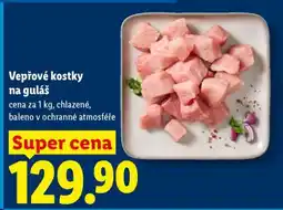 Lidl VEPŘOVÉ KOSTKY NA GULÁŠ nabídka