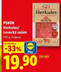 Lidl PIKOK Herkules / Lovecký salám nabídka