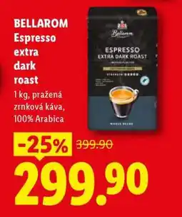 Lidl BELLAROM Espresso extra dark roast nabídka