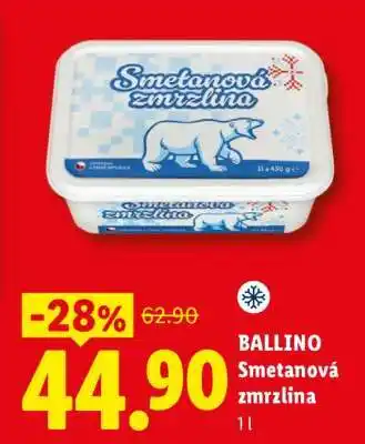 BALLINO Smetanová zmrzlina