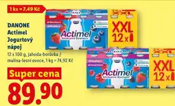 Lidl DANONE ACTIMEL JOGURTOVÝ NÁPOJ nabídka