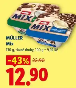 Lidl Müller Mix nabídka