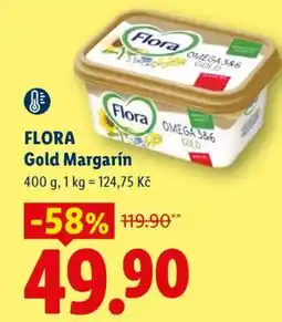 Lidl Flora Gold margarín nabídka