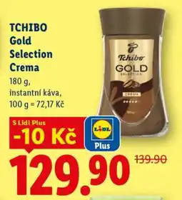 Lidl Tchibo Gold Selection, Crema nabídka