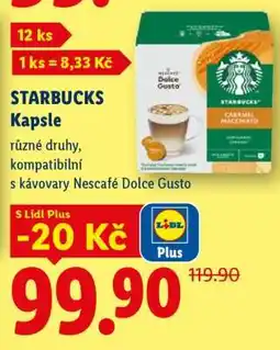 Lidl Starbucks kapsle nabídka