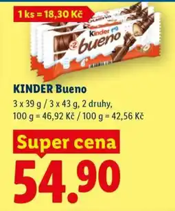 Lidl KINDER BUENO nabídka